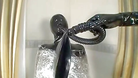 Japanese Rubber Girl Breathplay W/ Rebreather Bag Japanese Rubber Girl Breathplay W/ Rebreather Bag