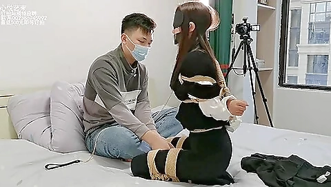 Asian Lady Blindfolded And Bound Asian Lady Blindfolded And Bound