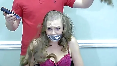 Brunette Slave Headshaved - Teaser Video