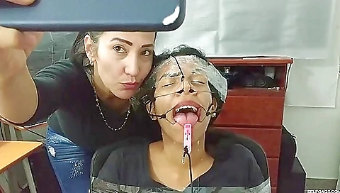 Fucked Up With Bondage And Spitting By Stepmom - Teaser Video