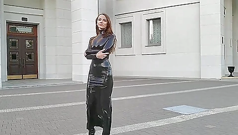 Black Latex Dress Black Latex Dress